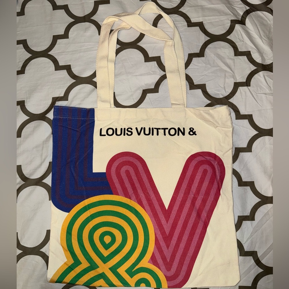 Louis Vuitton Limited Edition Novelty Shopping Tote Bag